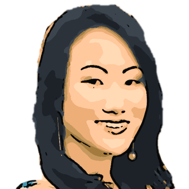 Illustrated portrait of Mindy Ng
